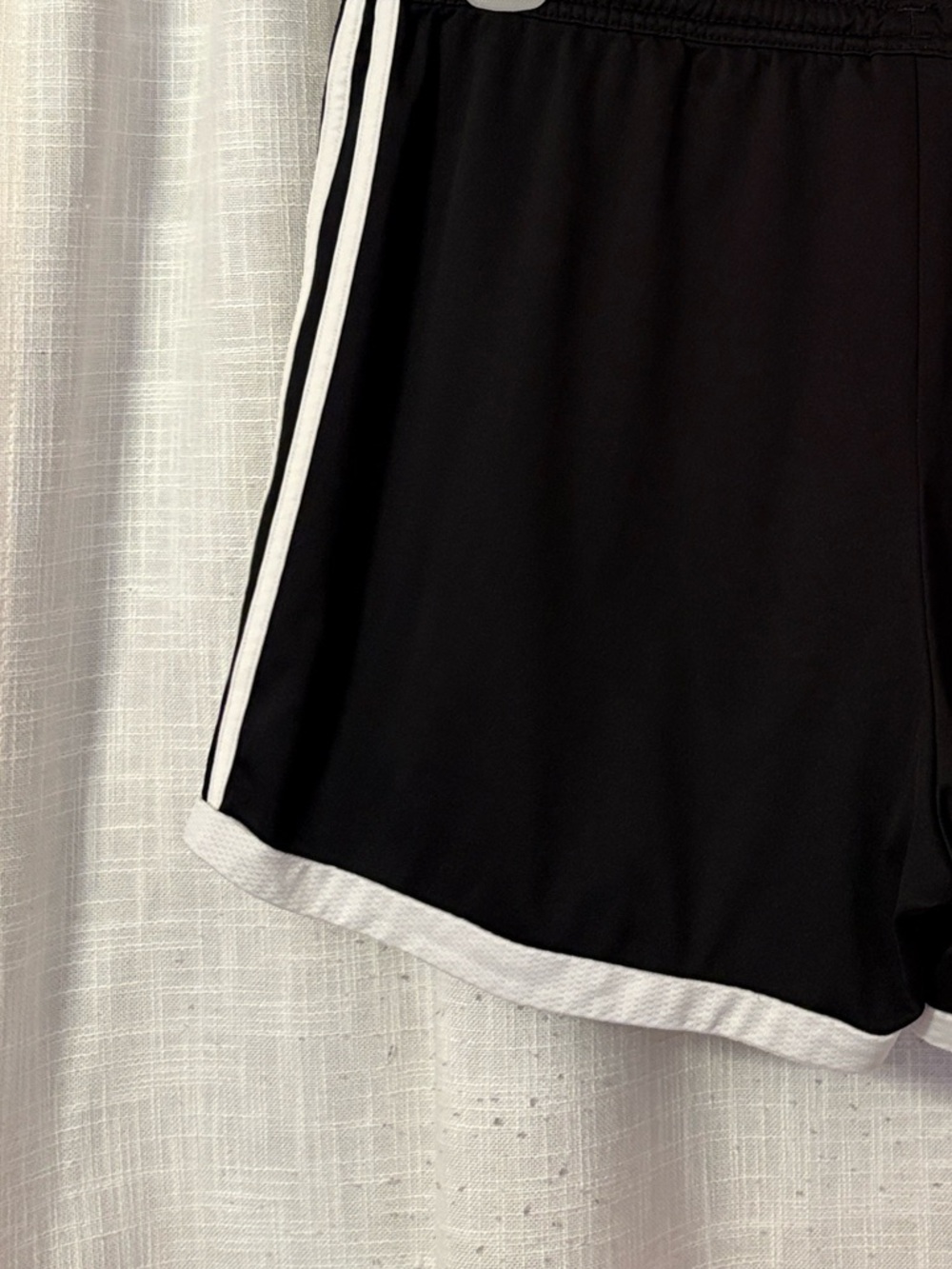 Adidas Climacool Black & White Logo Athletic Shorts - Picture 7 of 12